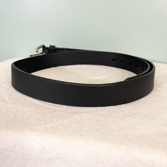 DENIZEN From Levi's Men's Black Synthetic Leather Buckle Belt Size XL 40-44 - Picture 7 of 8